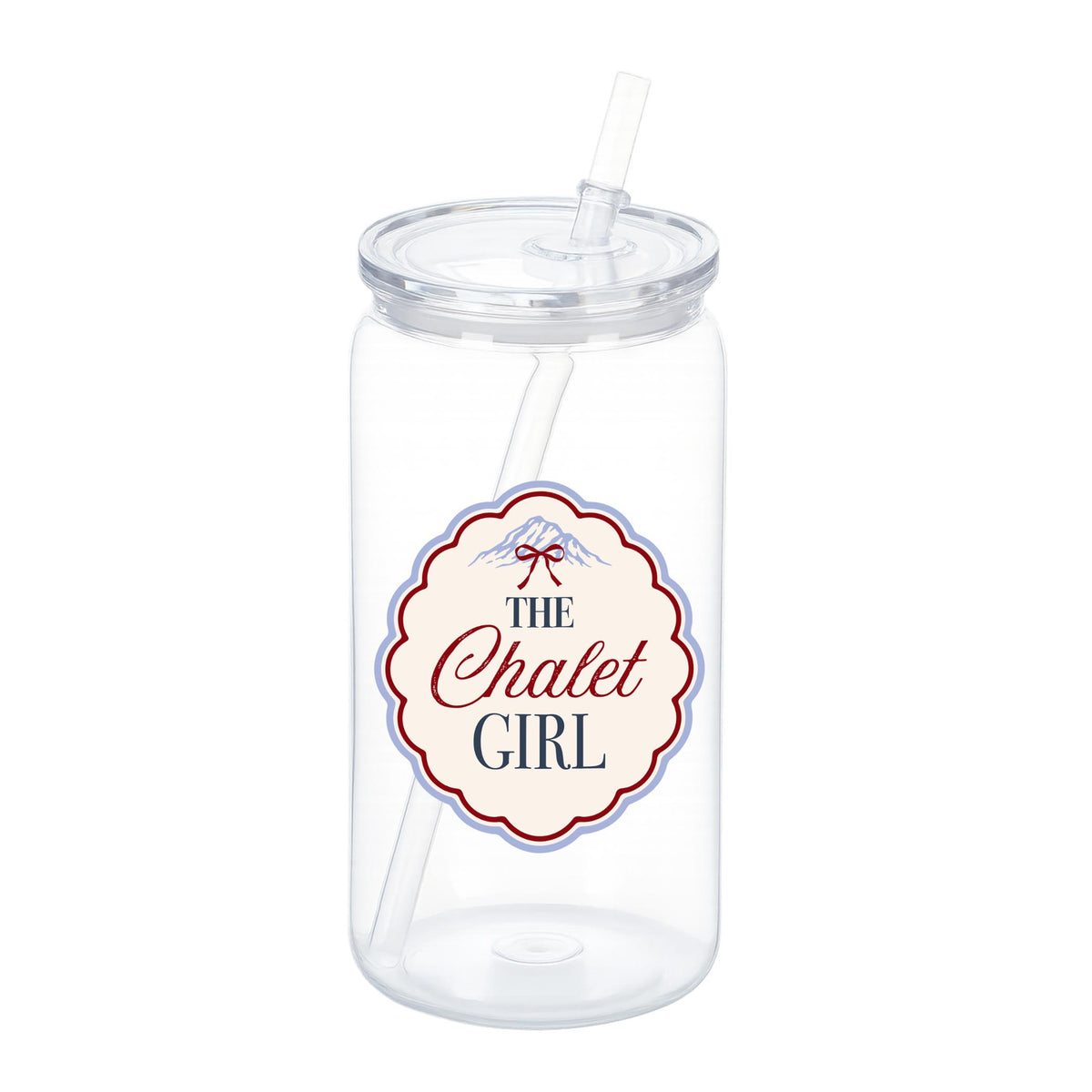 16oz Acrylic Plastic Tumbler-Chalet Girl -0