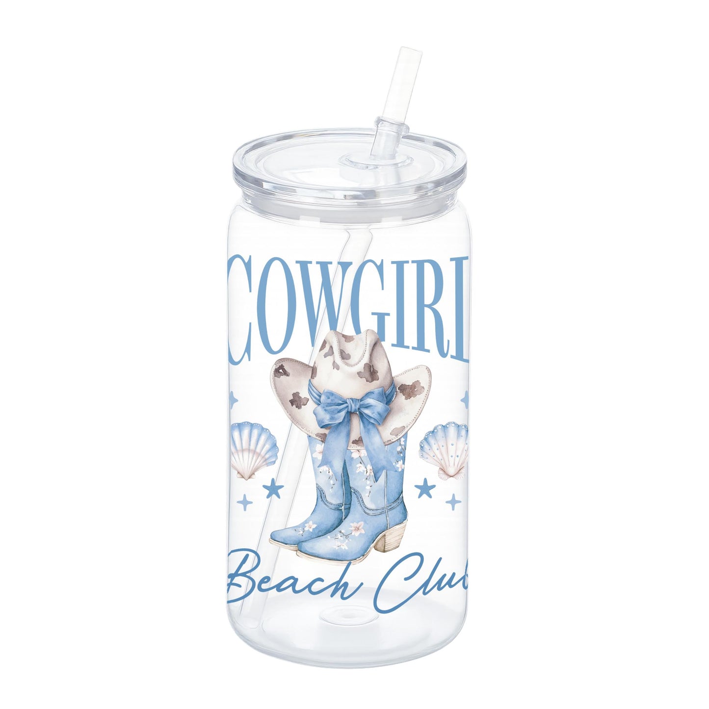 16oz Acrylic Plastic Tumbler-Coastal Cowgirl -0