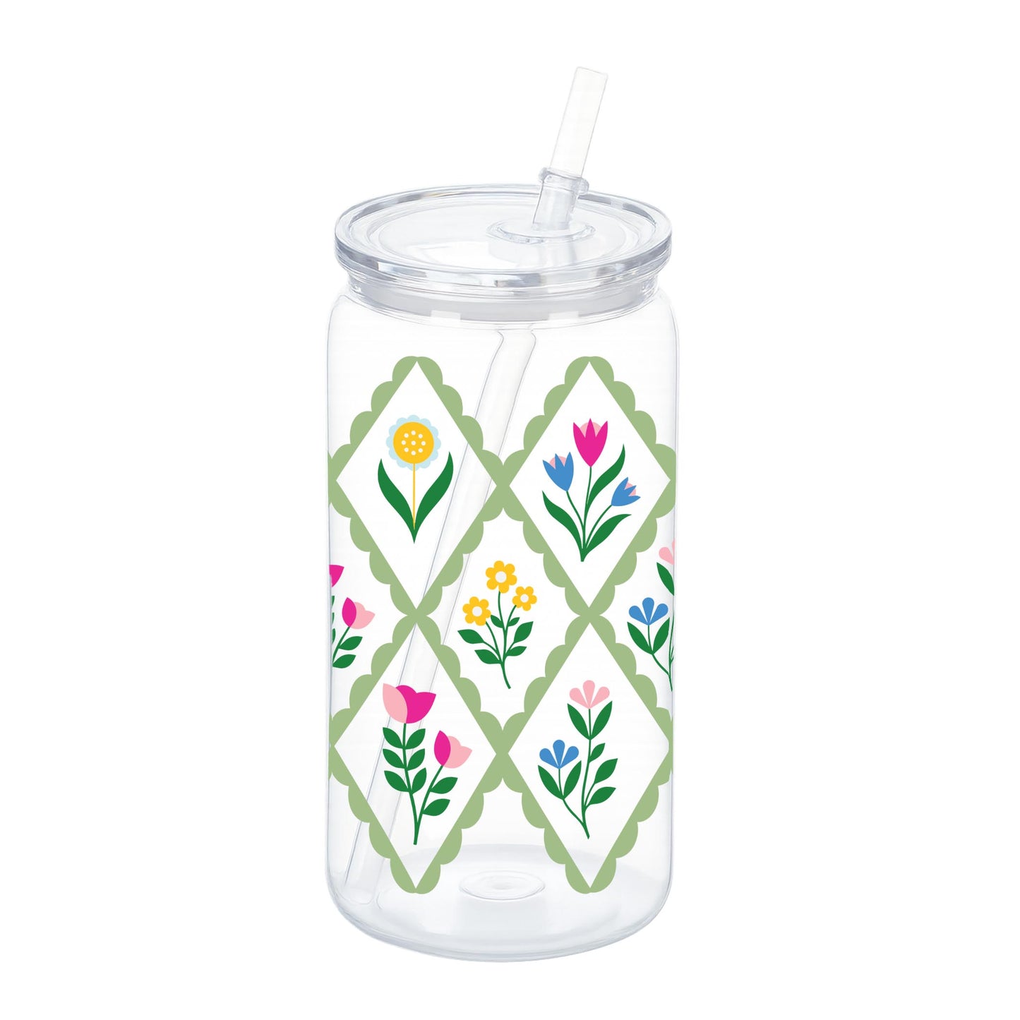 16oz Acrylic Plastic Tumbler-Summer Cottage -0