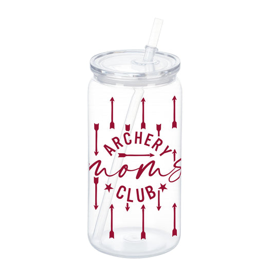 16oz Acrylic Plastic Tumbler-Archery Moms Club -0