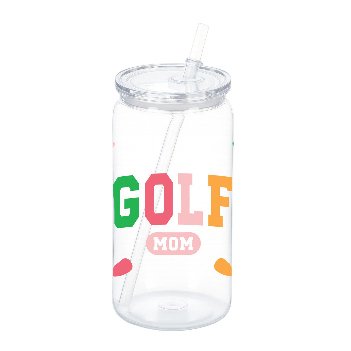 16oz Acrylic Plastic Tumbler-Golf Mom -0