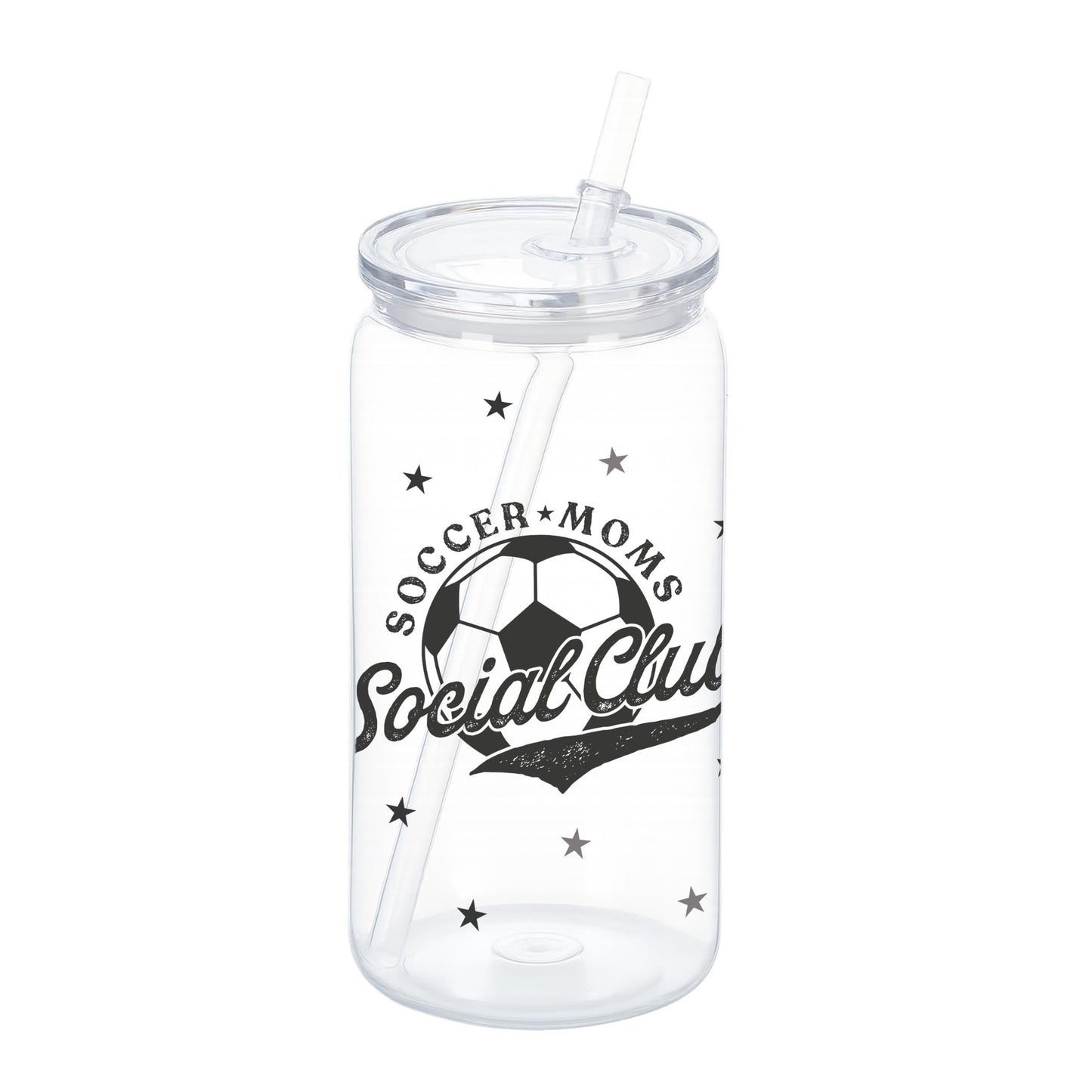 16oz Acrylic Plastic Tumbler-Soccer Moms Social Club -0