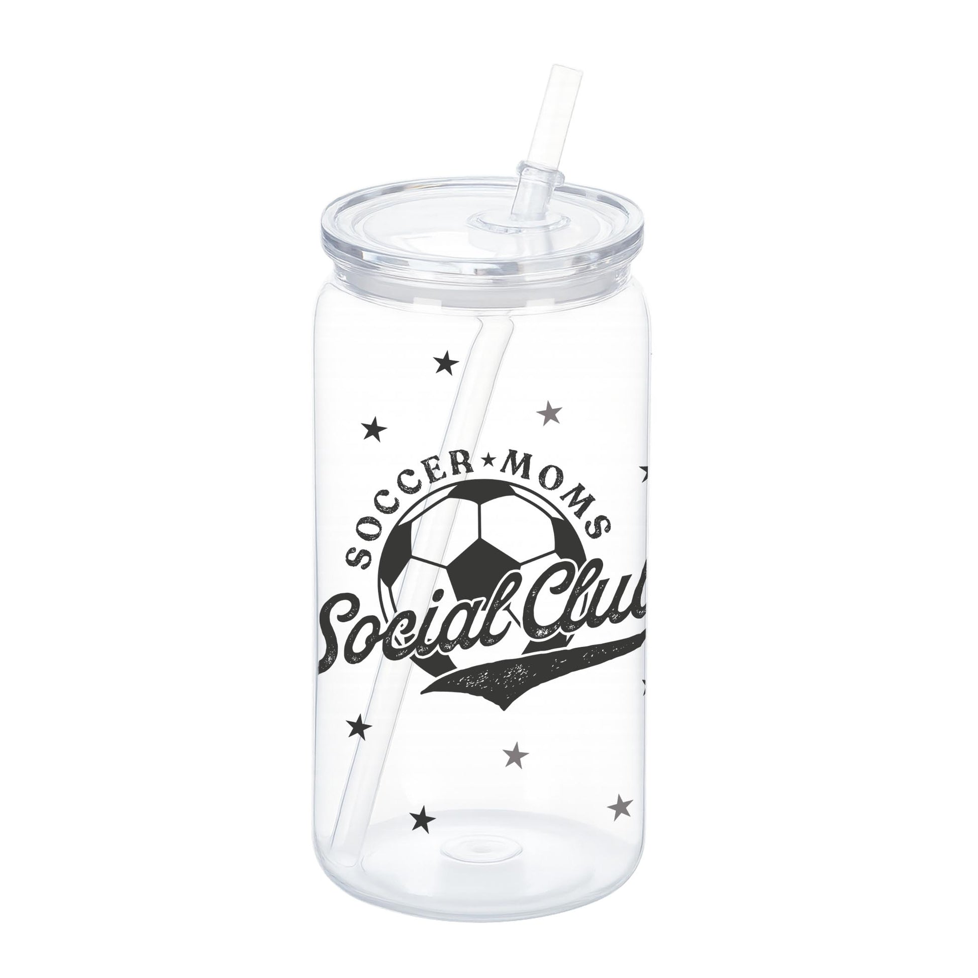 16oz Acrylic Plastic Tumbler-Soccer Moms Social Club -0