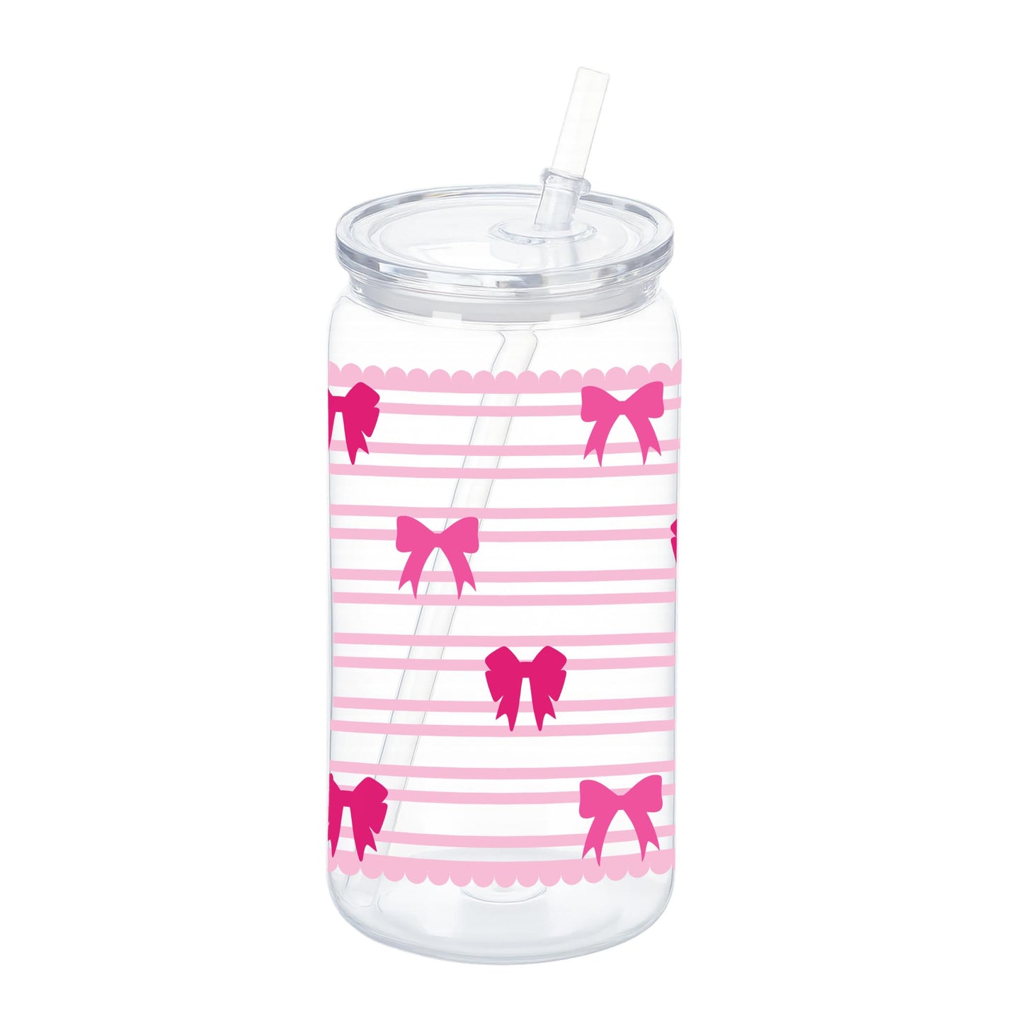 16oz Acrylic Plastic Tumbler-Bonita Bows -0