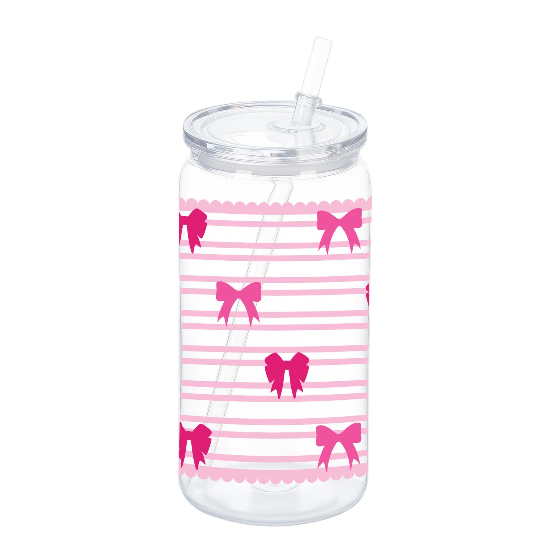 16oz Acrylic Plastic Tumbler-Bonita Bows -0