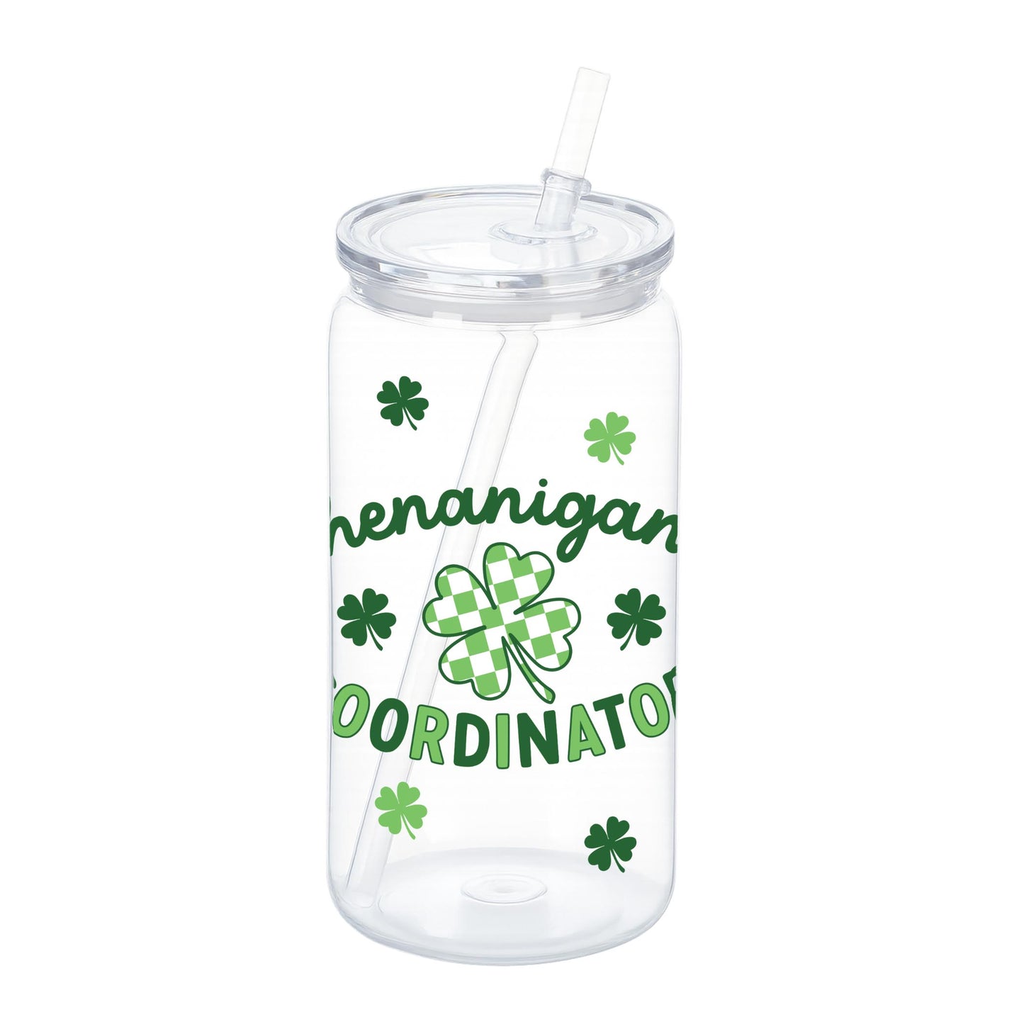 16oz Acrylic Plastic Tumbler-St. Patrick's Day Shenanigans Coordinator -0