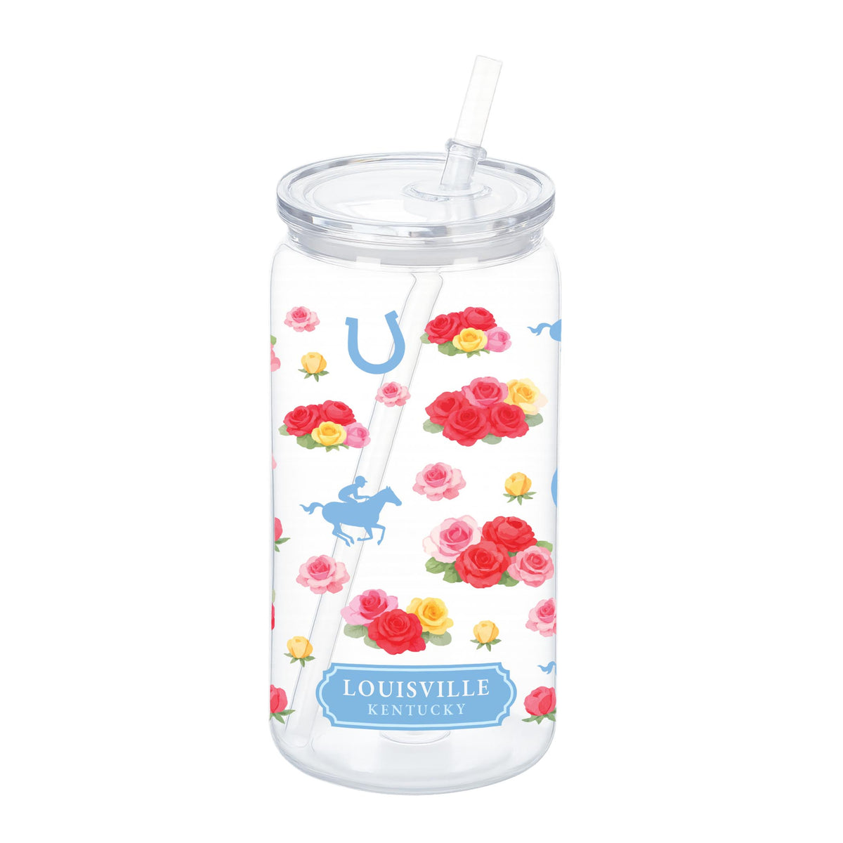 16oz Acrylic Plastic Tumbler-Derby | City & State | Hometown -0