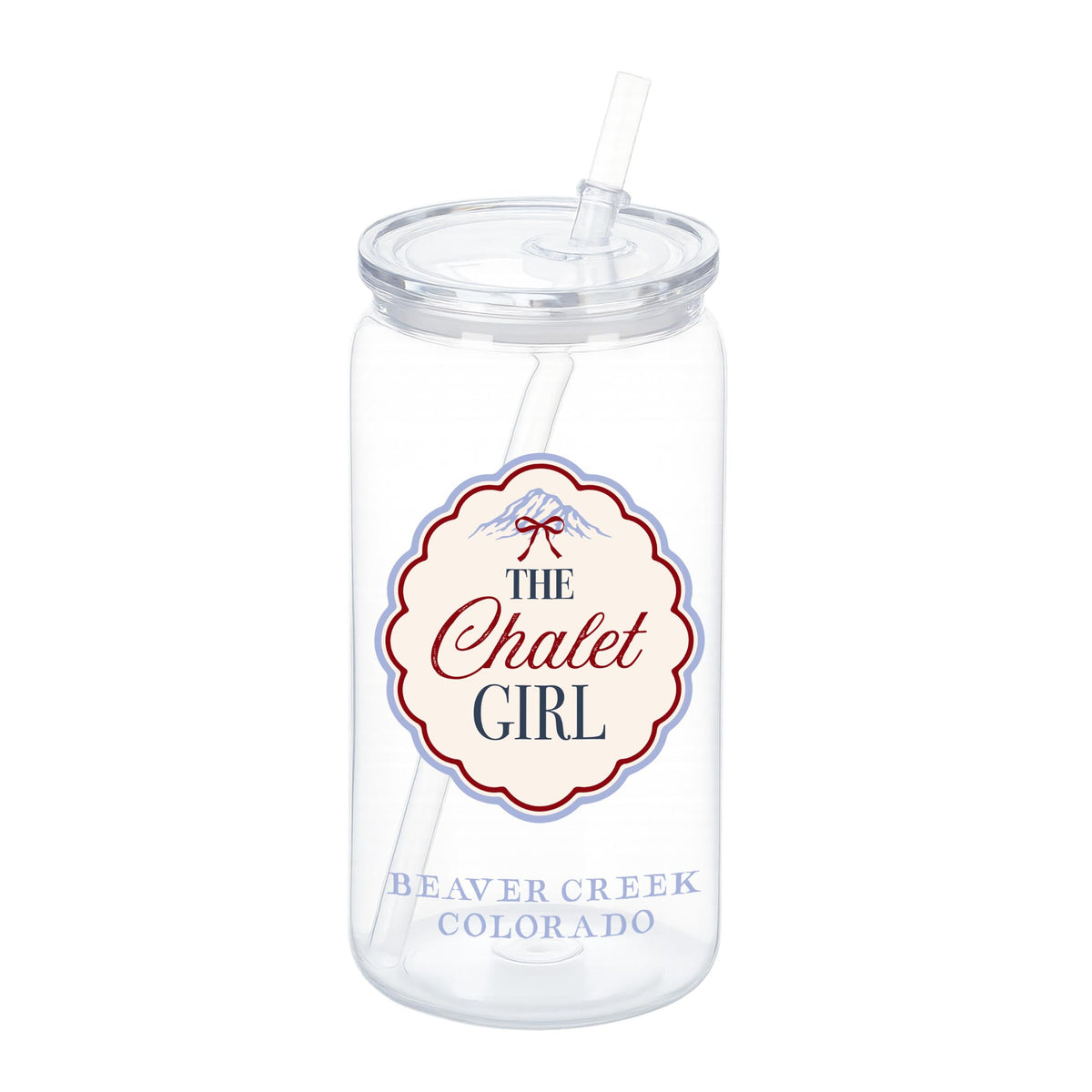 16oz Acrylic Plastic Tumbler-Chalet Girl | Custom -0