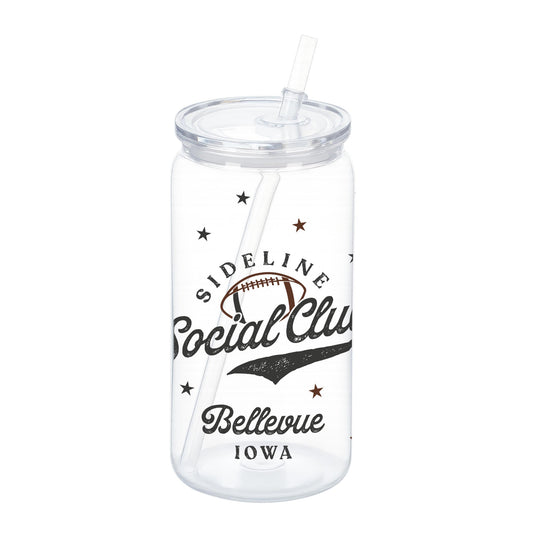 16oz Acrylic Plastic Tumbler-Football Mom | Custom | Personalize -0