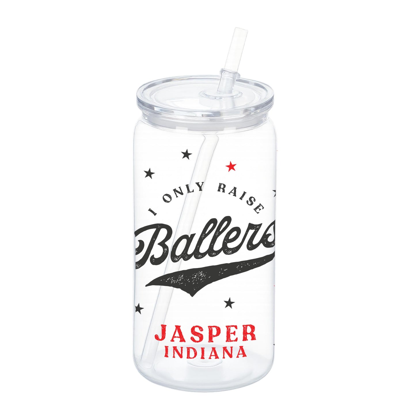 16oz Acrylic Plastic Tumbler-Custom Little League Mom -0