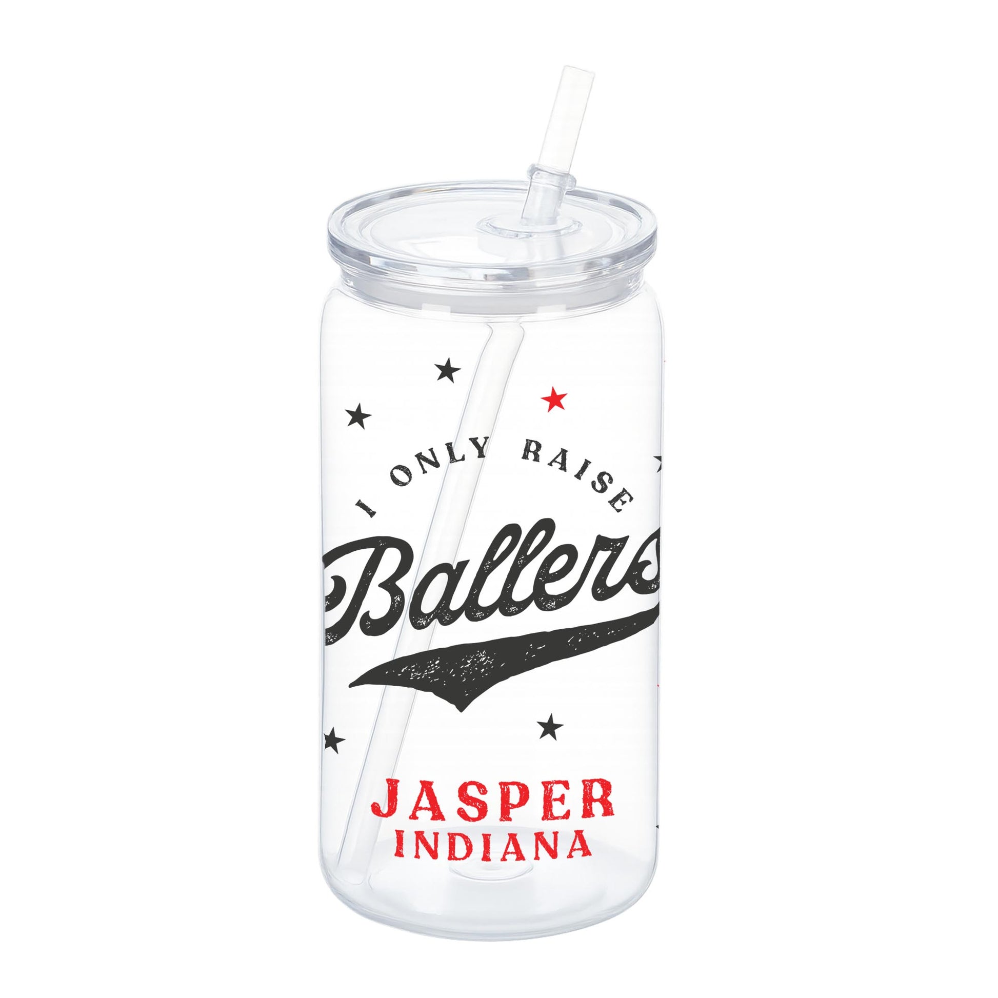 16oz Acrylic Plastic Tumbler-Custom Little League Mom -0