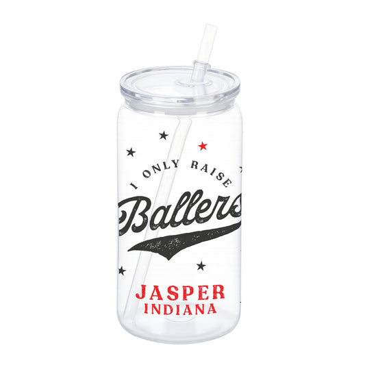16oz Acrylic Plastic Tumbler-Custom Little League Mom -0