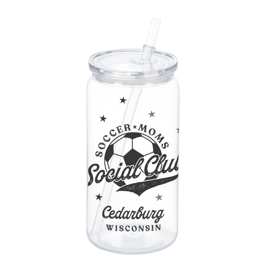 16oz Acrylic Plastic Tumbler-Soccer Mom | Custom | Personalize -0