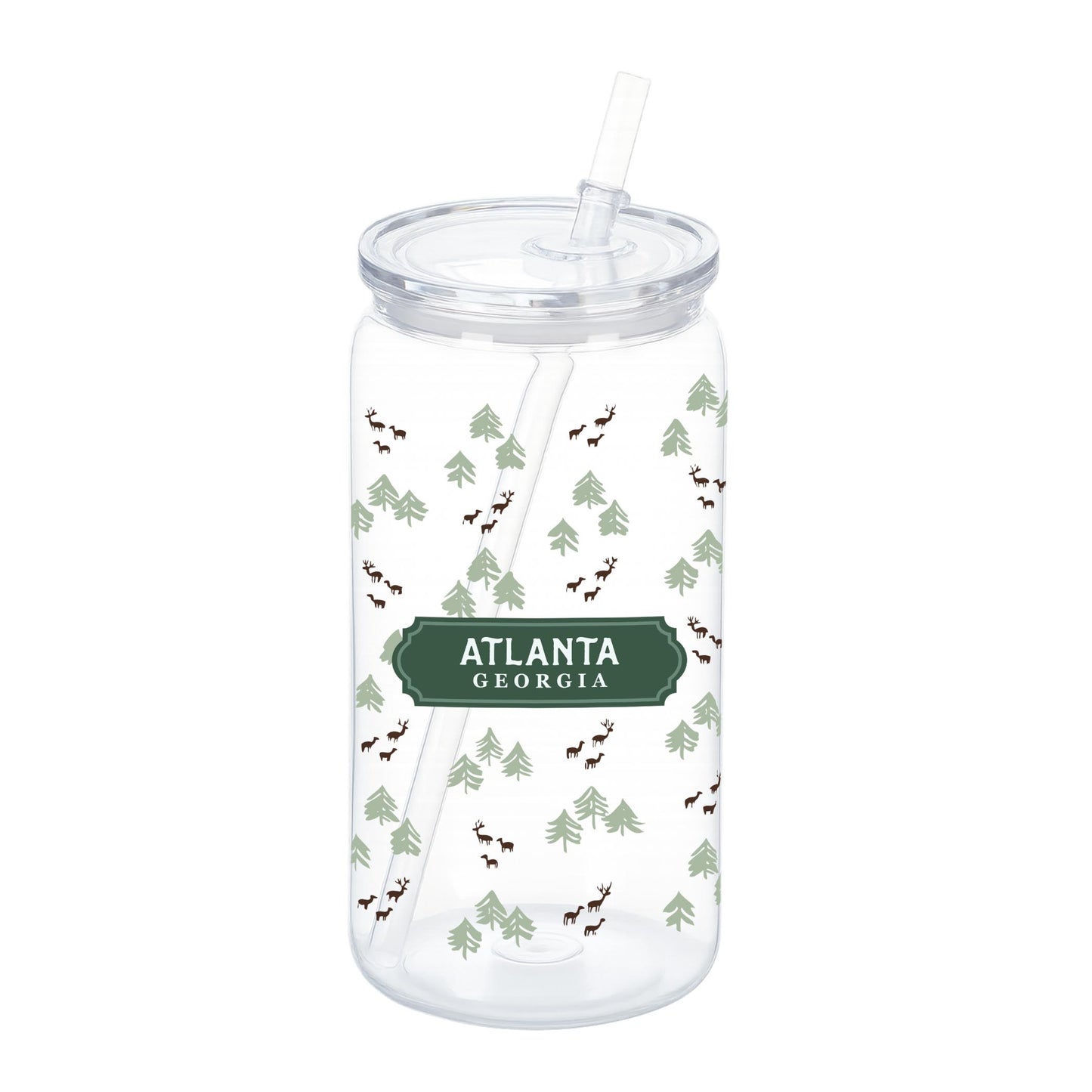 16oz Acrylic Plastic Tumbler-Love+Local Woodland -0