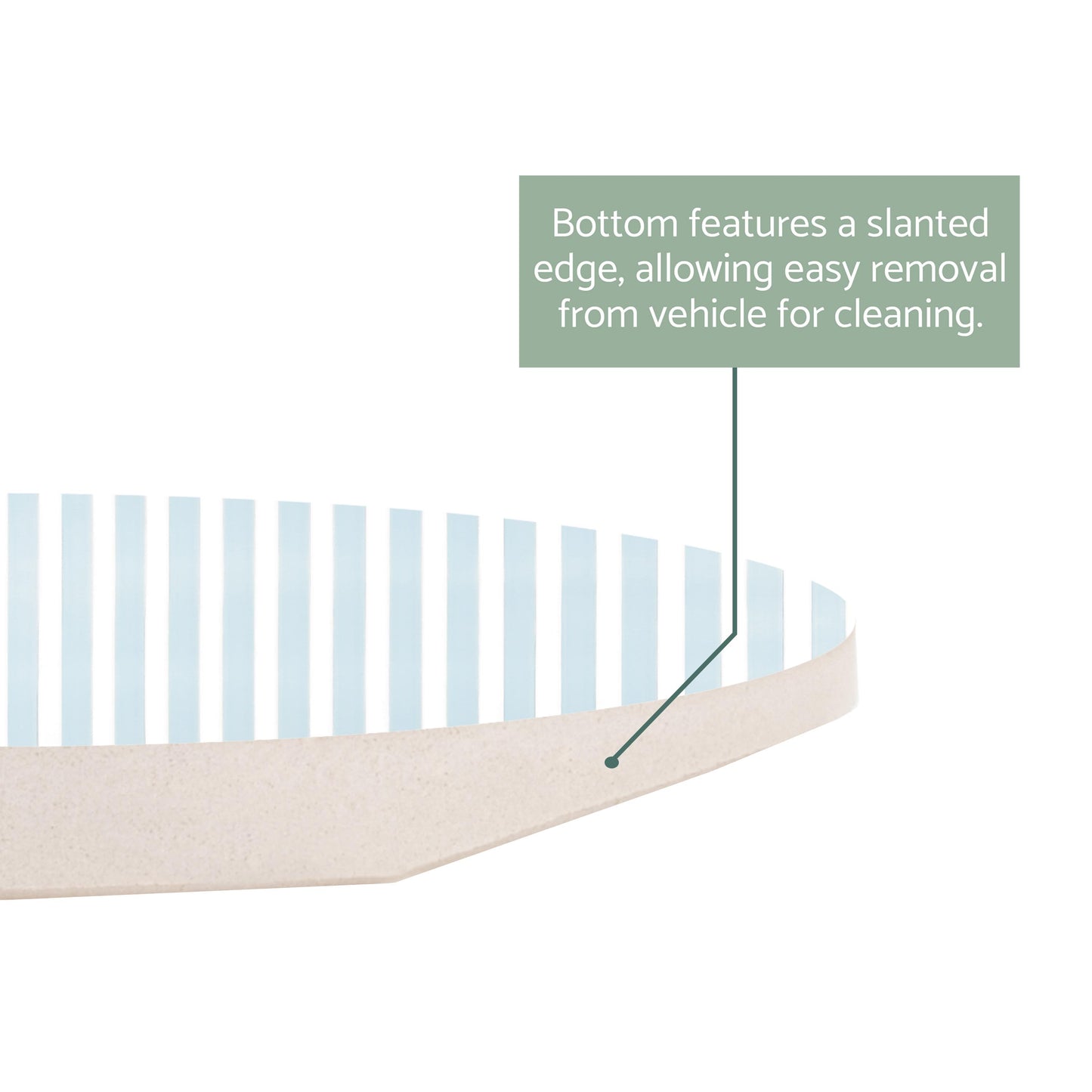 Car Coaster-Chinoiserie Chic Stripe Pattern