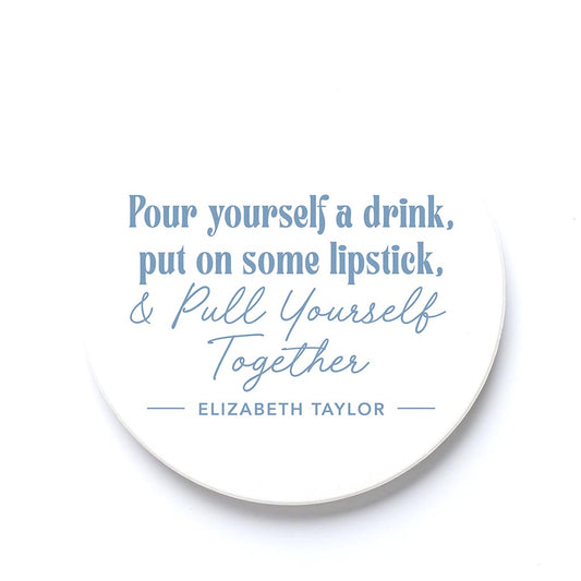 Car Coaster-Chinoiserie Chic Pull Yourself Together