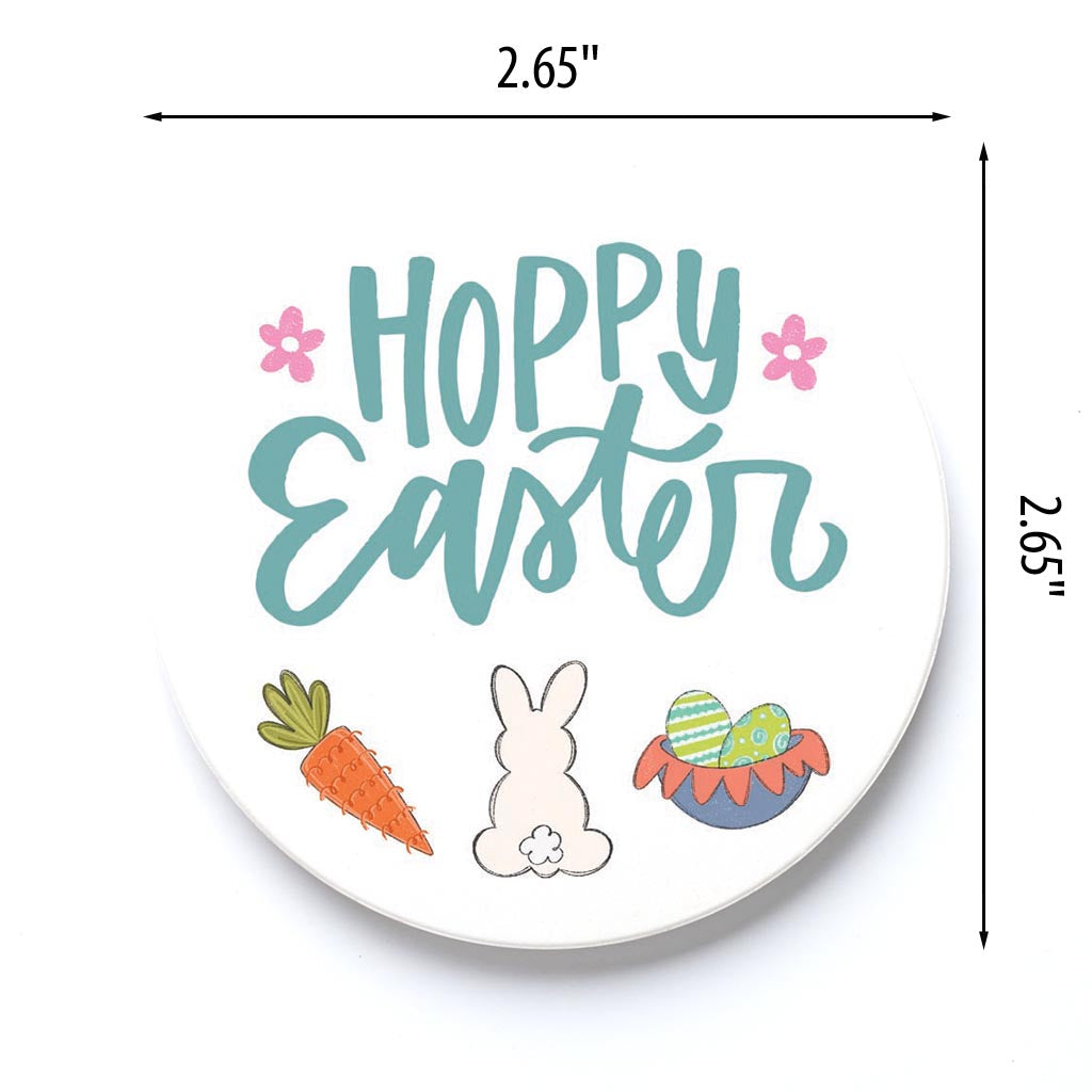 Car Coaster-Hoppy Easter
