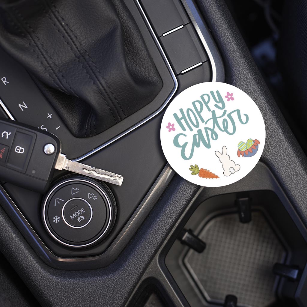 Car Coaster-Hoppy Easter