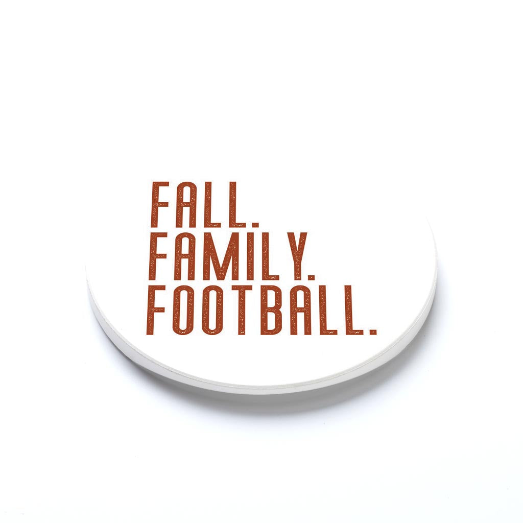 Car Coaster-Fall Family Football -1