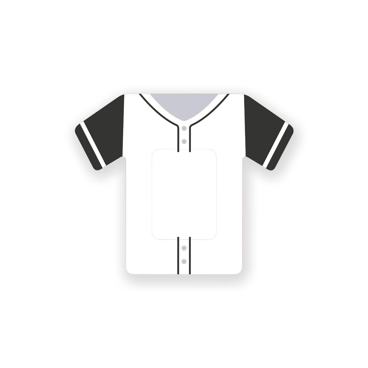 Wooden Cutout Frame-Little League Jersey -0
