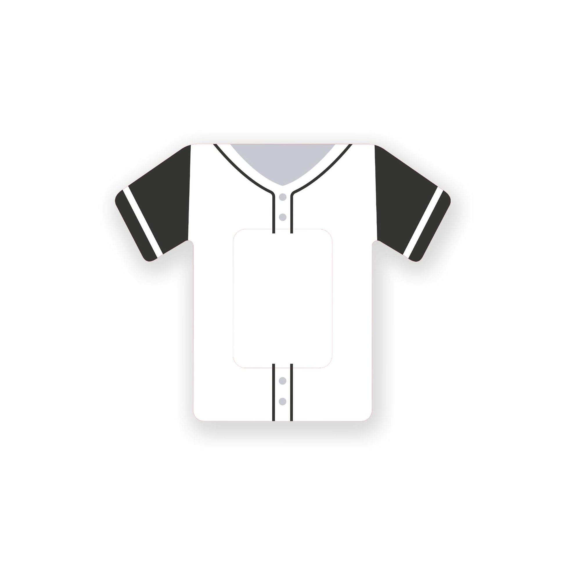 Wooden Cutout Frame-Little League Jersey -0