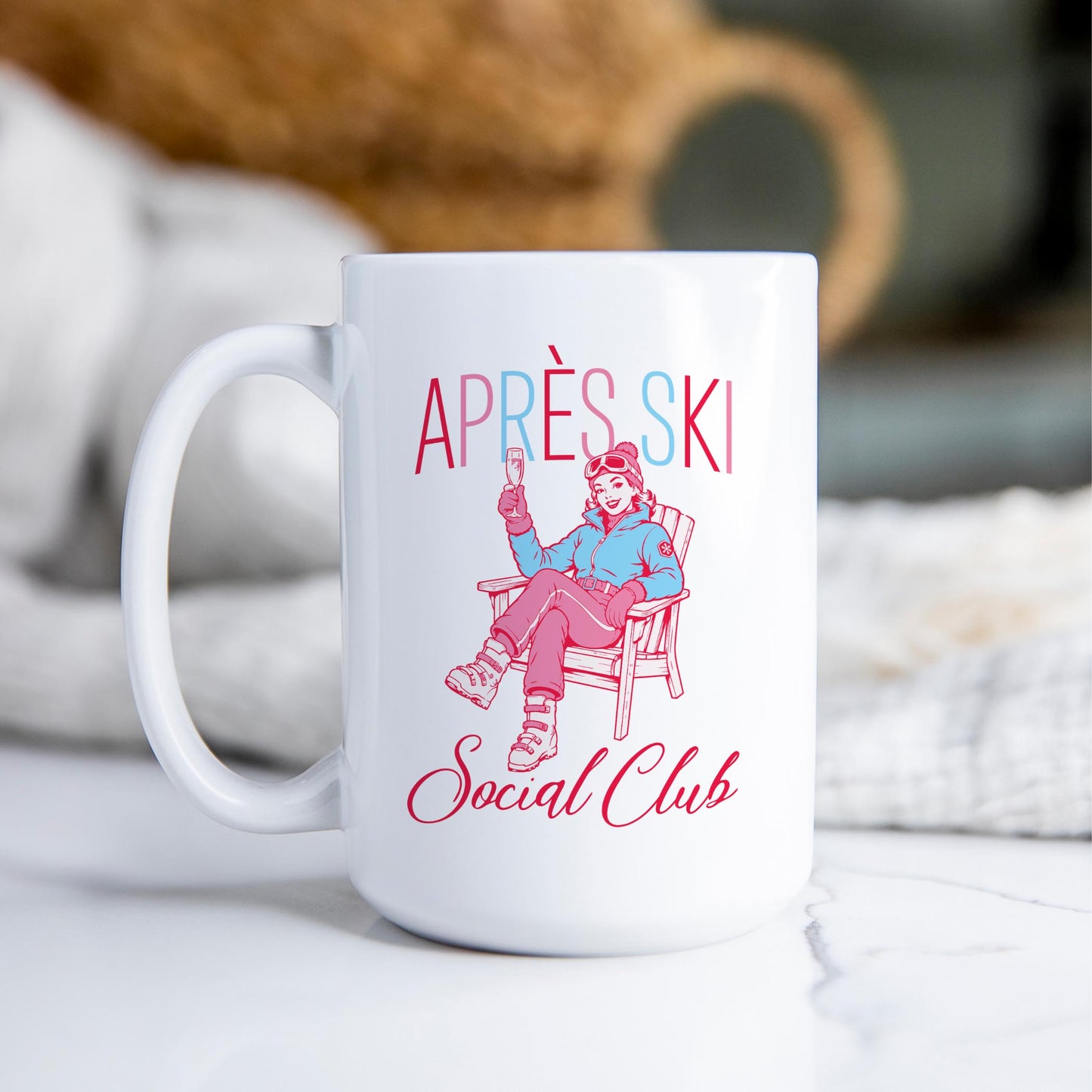 15oz Coffee Mug White-Après Ski -2