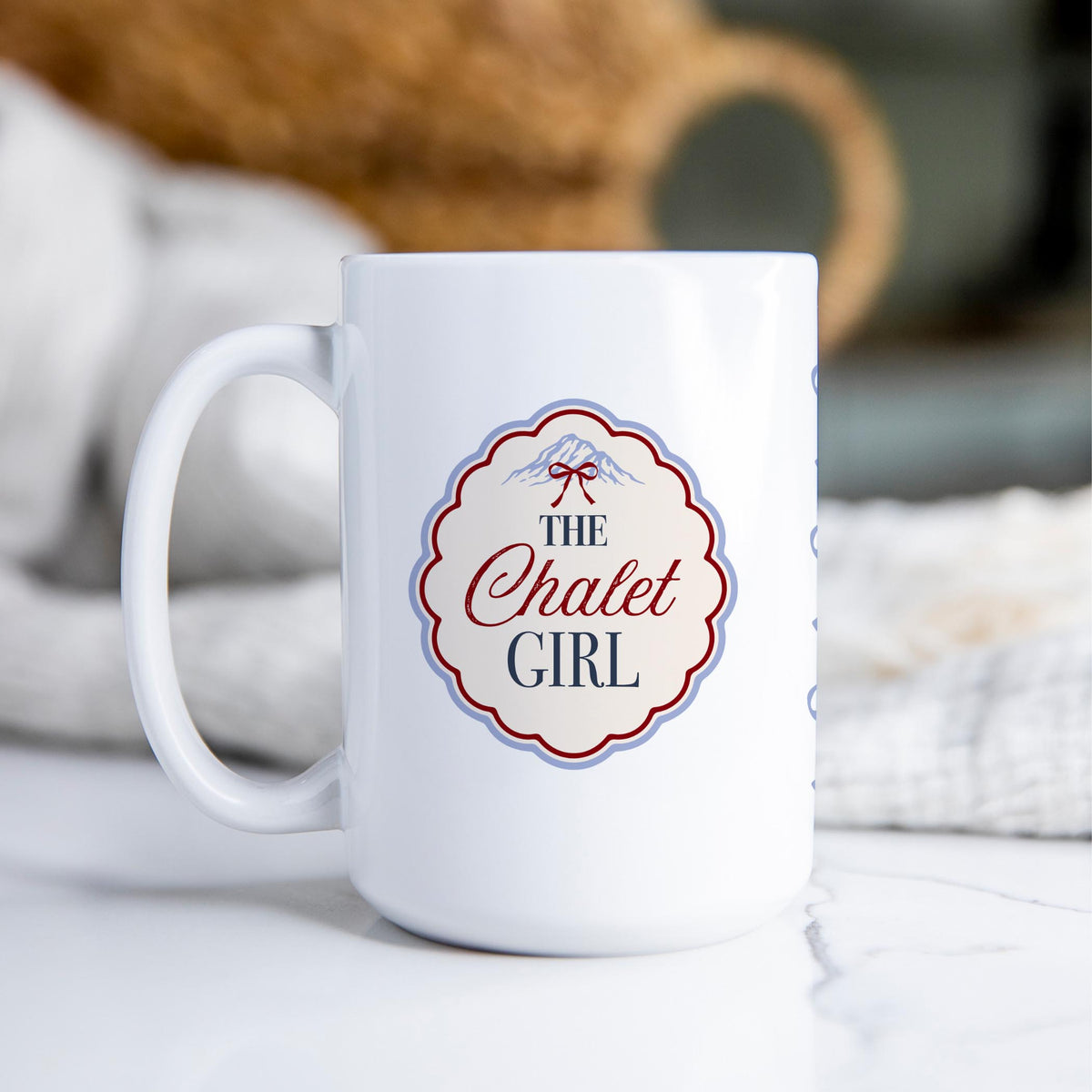 15oz Coffee Mug White-Chalet Girl -2