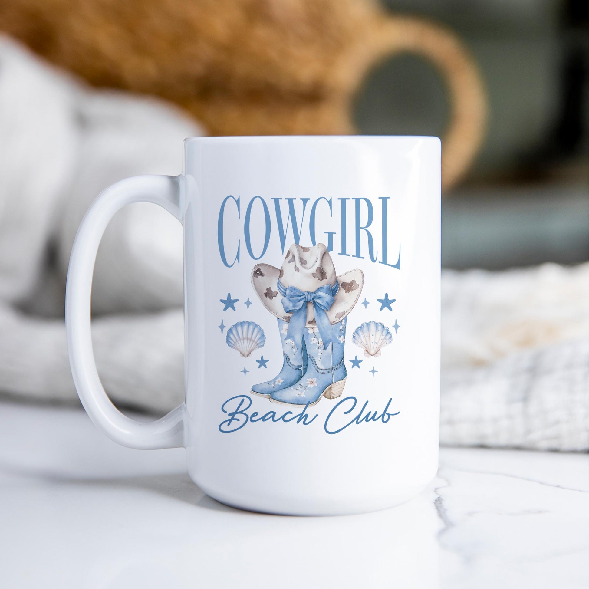 15oz Coffee Mug White-Coastal Cowgirl -2