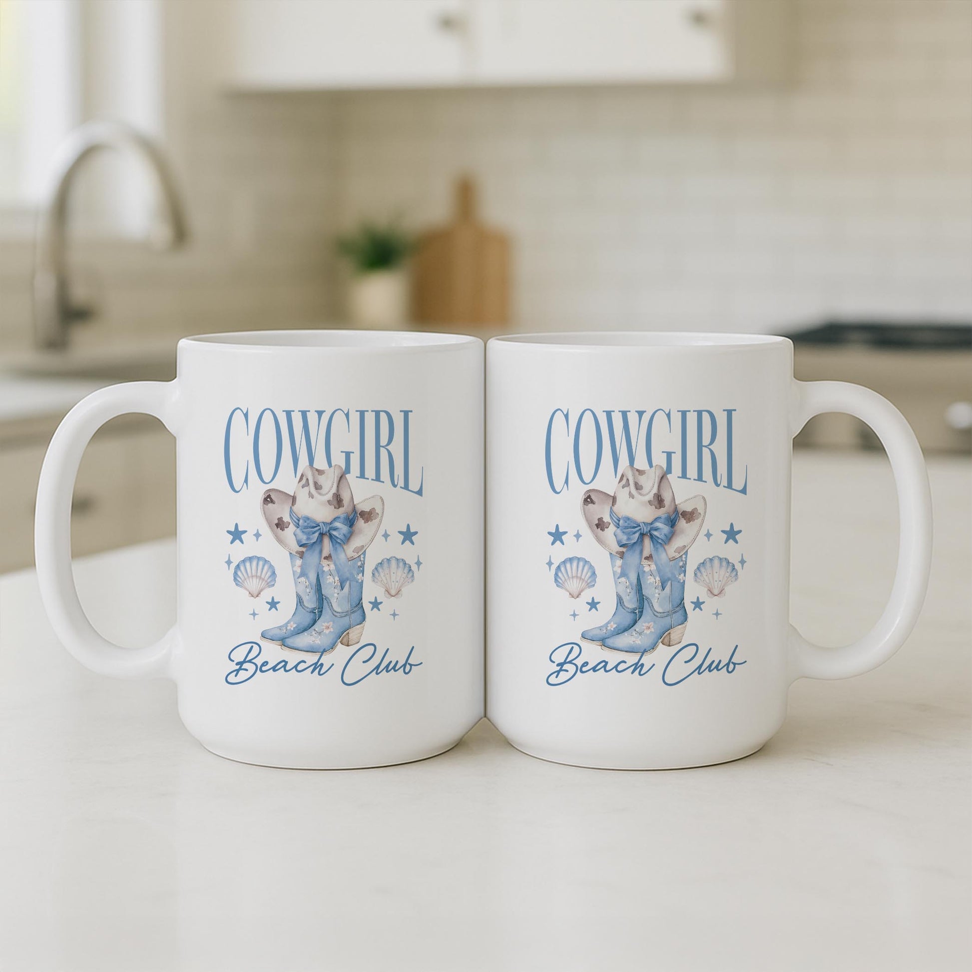 15oz Coffee Mug White-Coastal Cowgirl -3