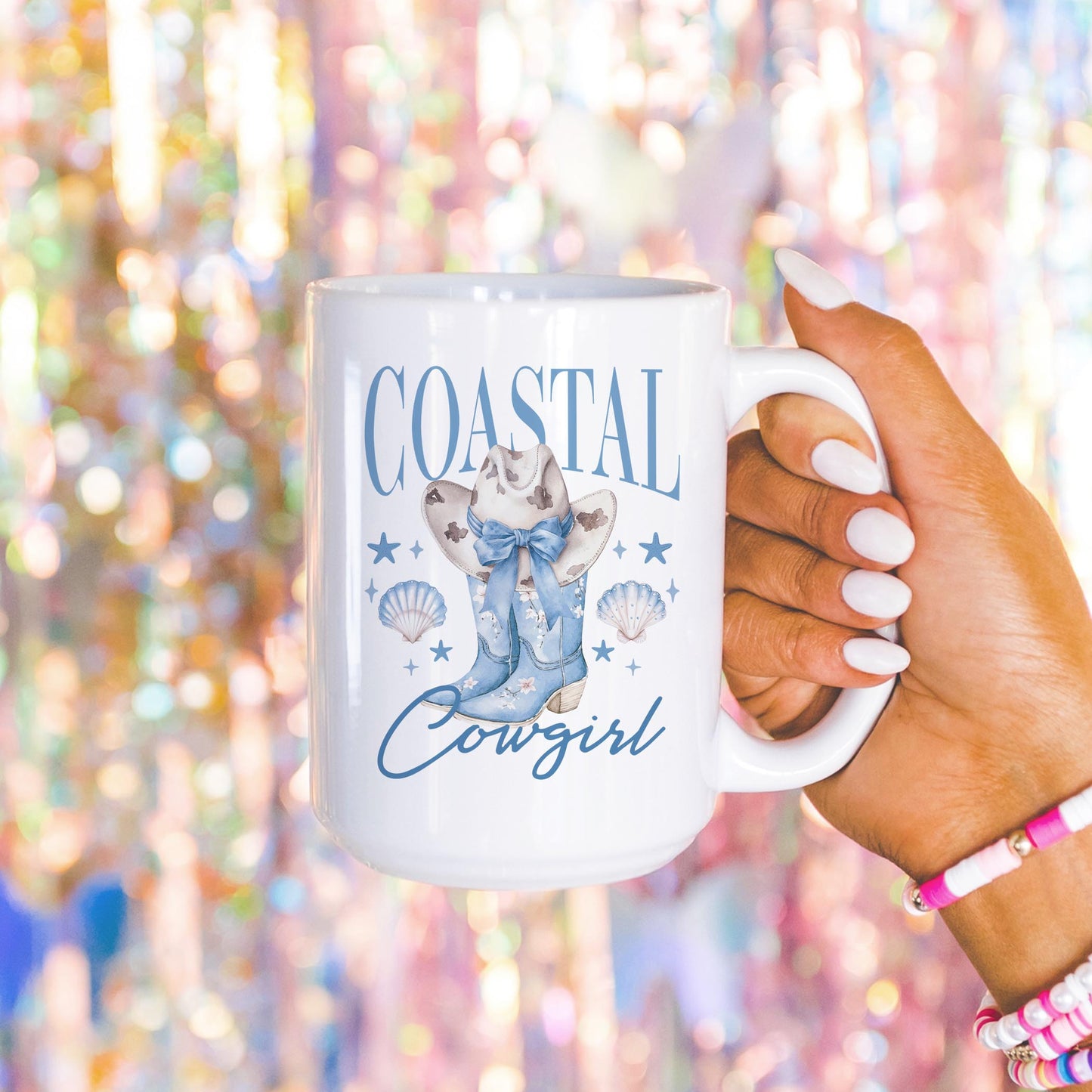 15oz Coffee Mug White-Coastal Cowgirl 2 -4