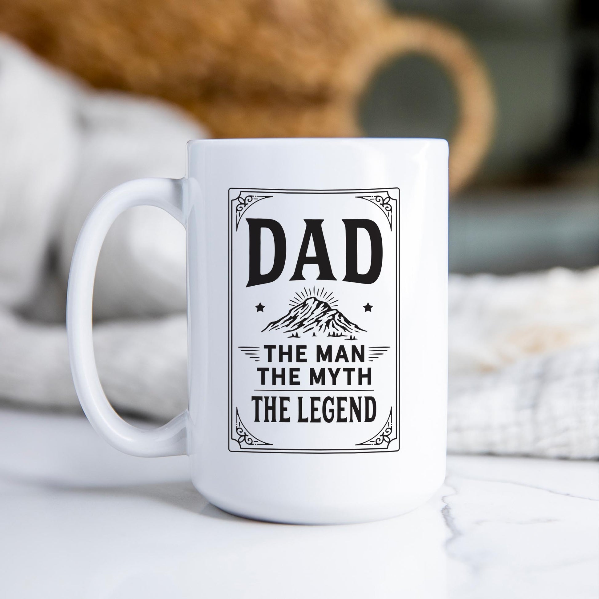 15oz Coffee Mug White-The Man The Myth The Legend -2