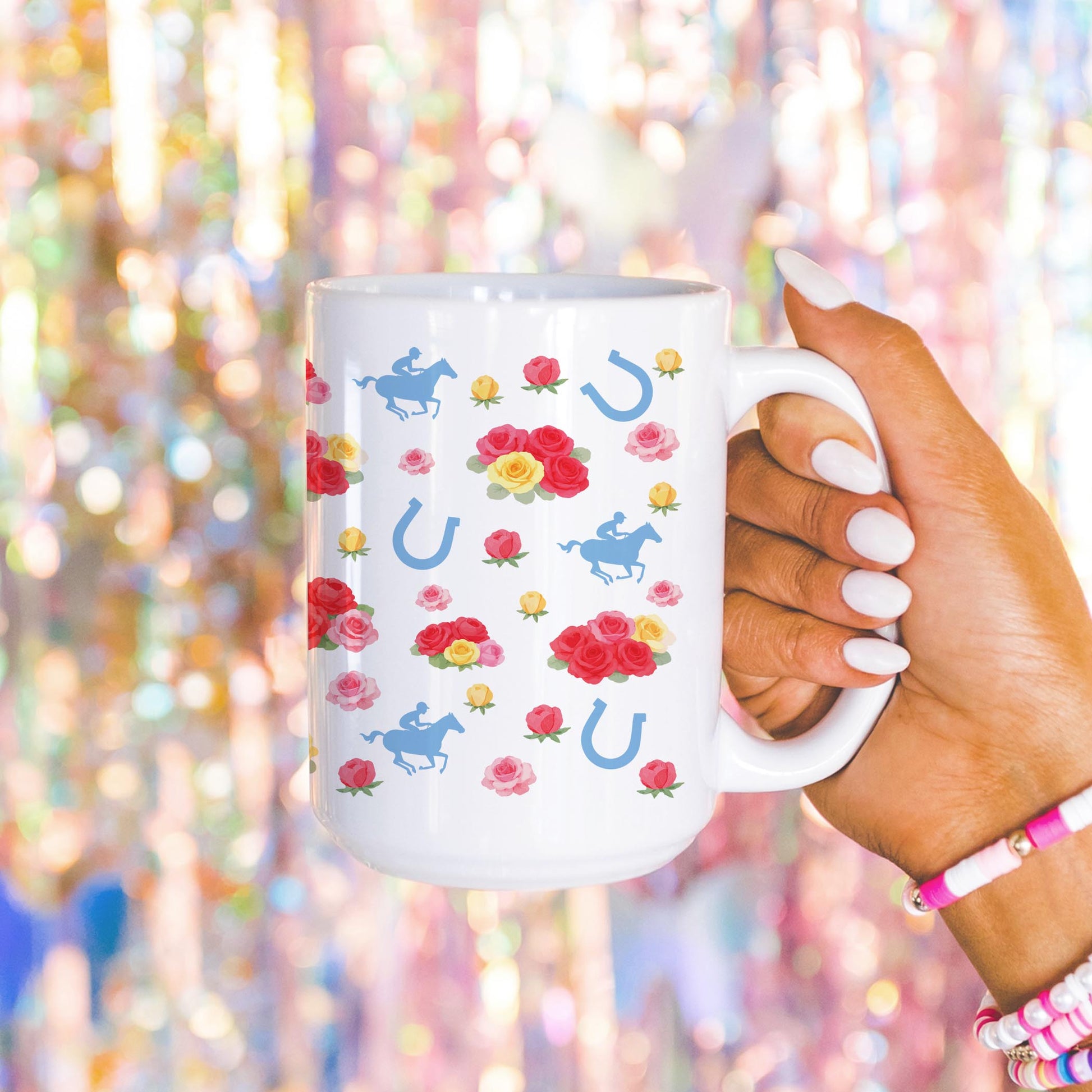 15oz Coffee Mug White-Derby -4