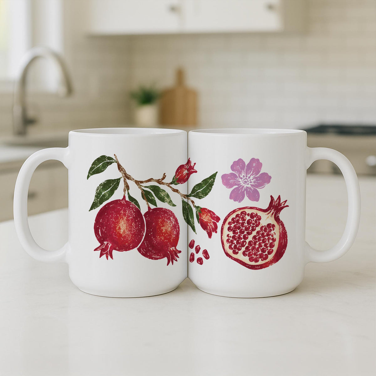15oz Coffee Mug White-Autumn Orchard -3
