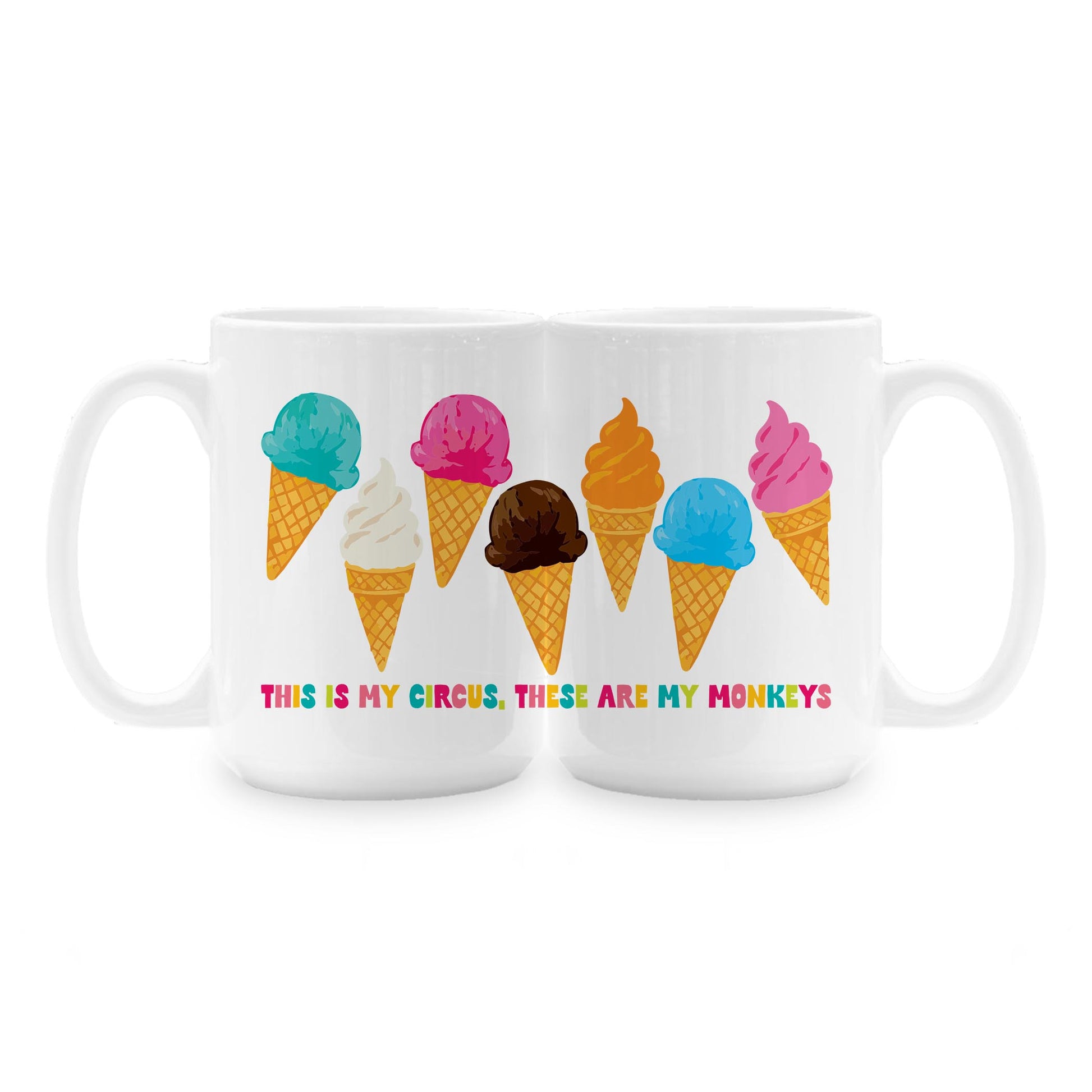 15oz Coffee Mug White-Summer Daze -1