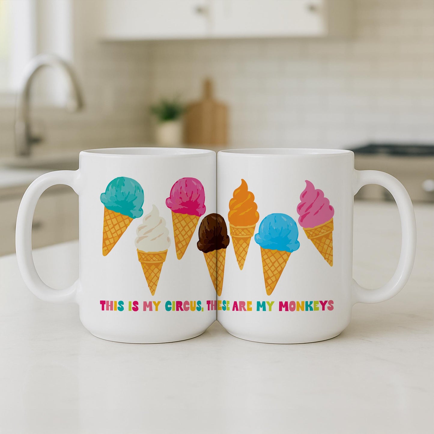 15oz Coffee Mug White-Summer Daze -3