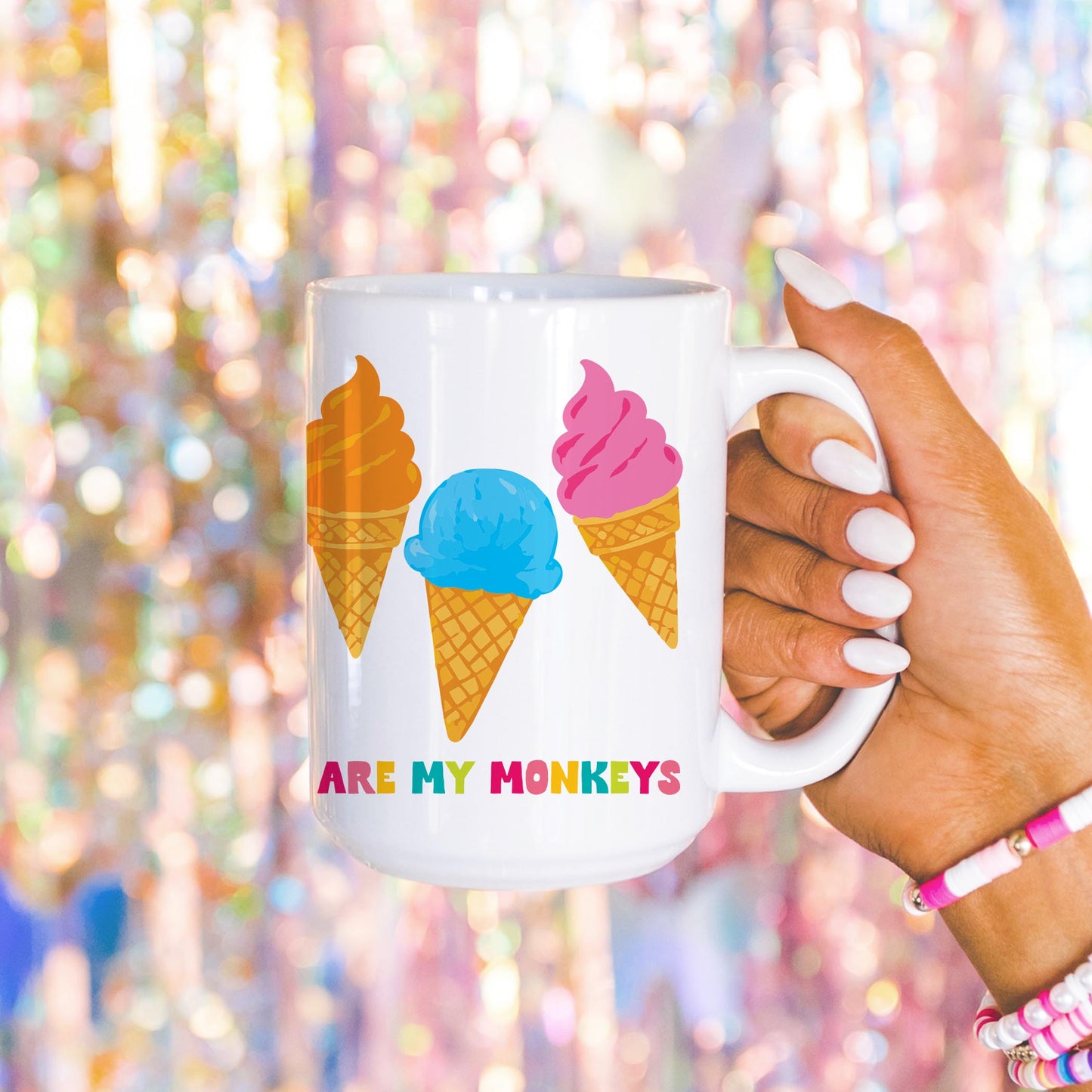 15oz Coffee Mug White-Summer Daze -4