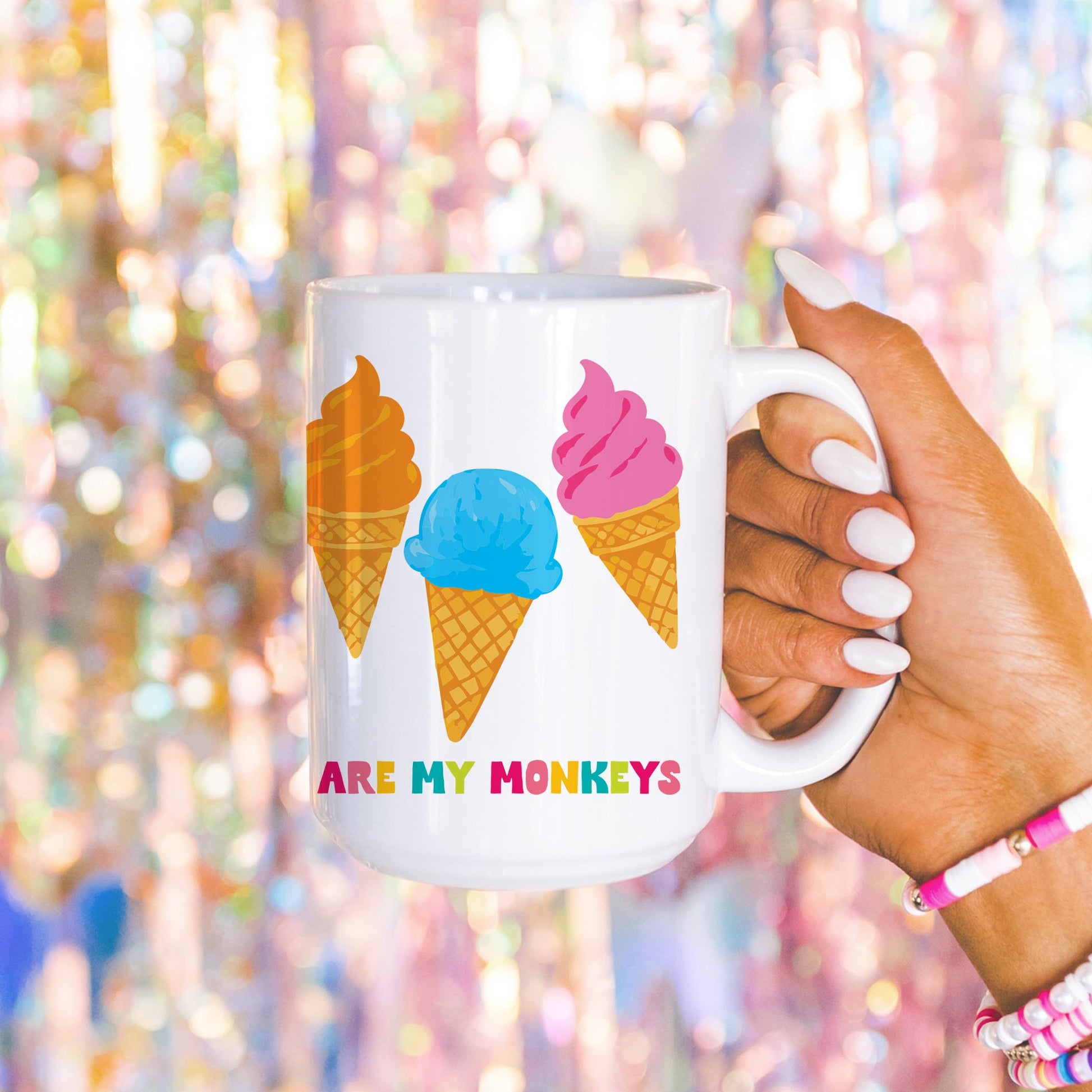 15oz Coffee Mug White-Summer Daze -4