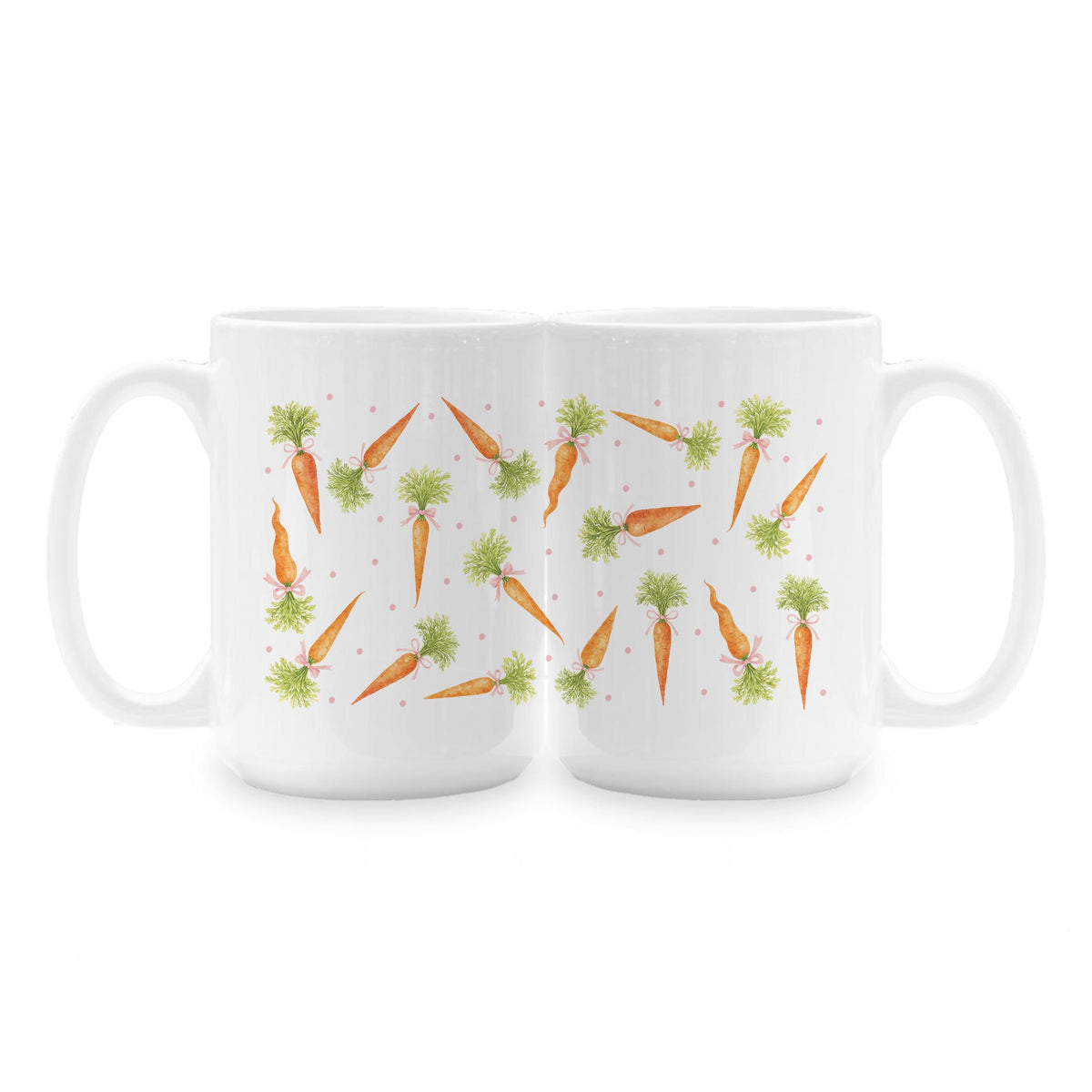 15oz Coffee Mug White-Cottage Easter -1
