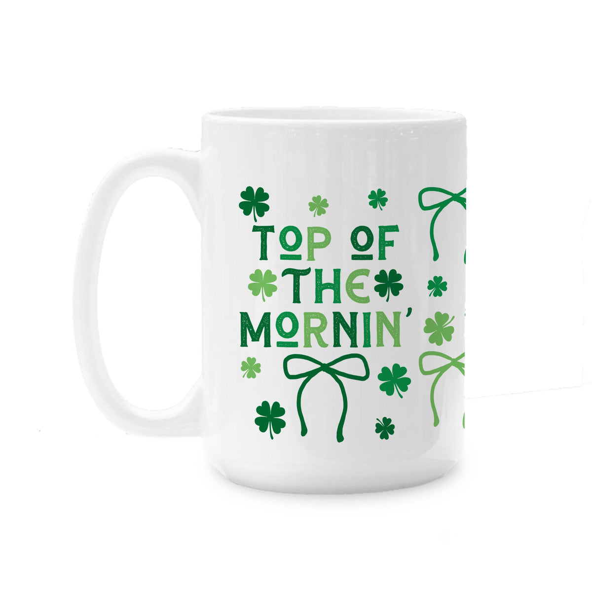 15oz Coffee Mug White-St. Patty's Day -0
