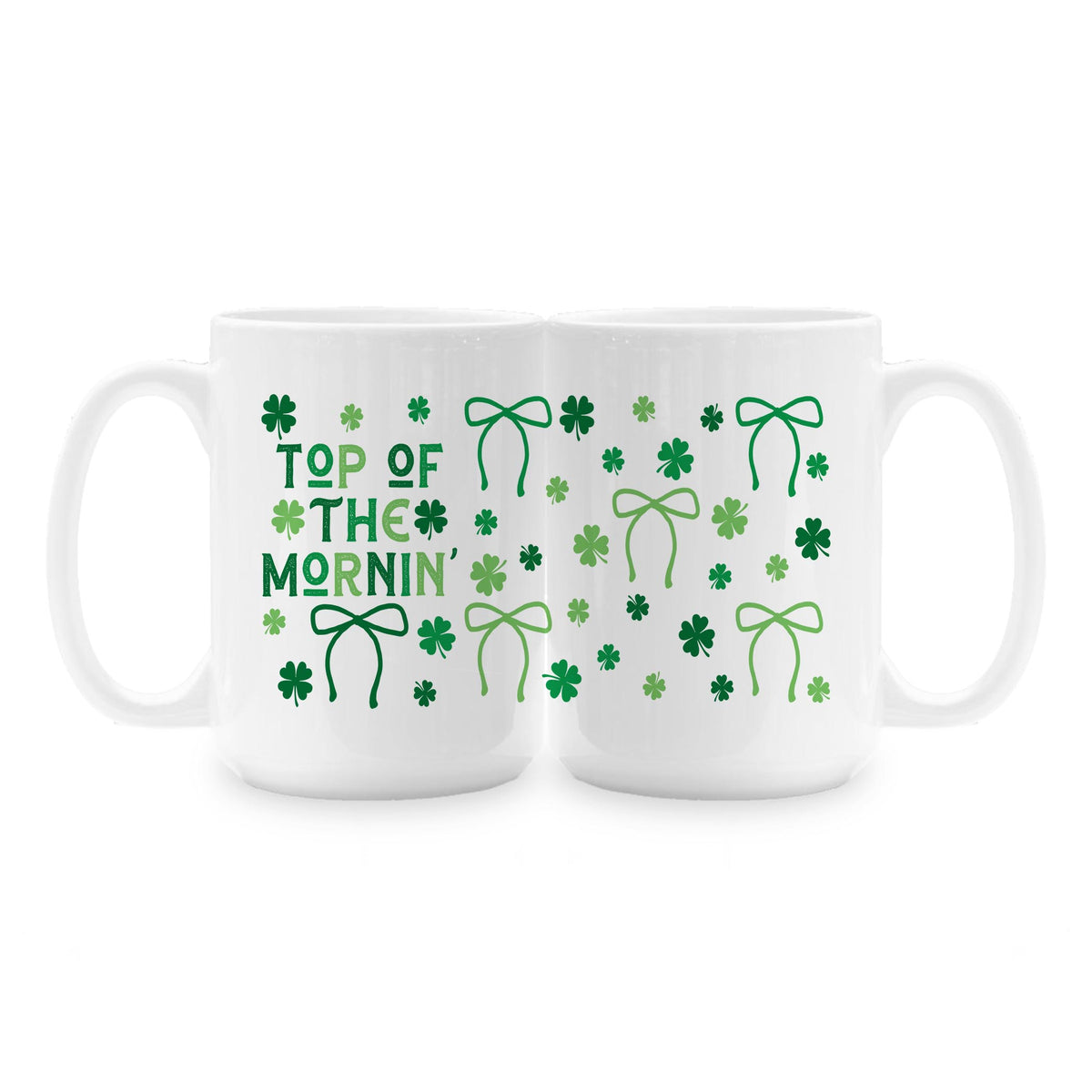 15oz Coffee Mug White-St. Patty's Day -1