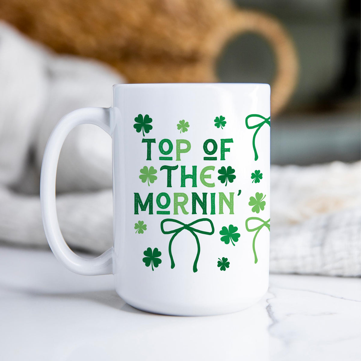 15oz Coffee Mug White-St. Patty's Day -2