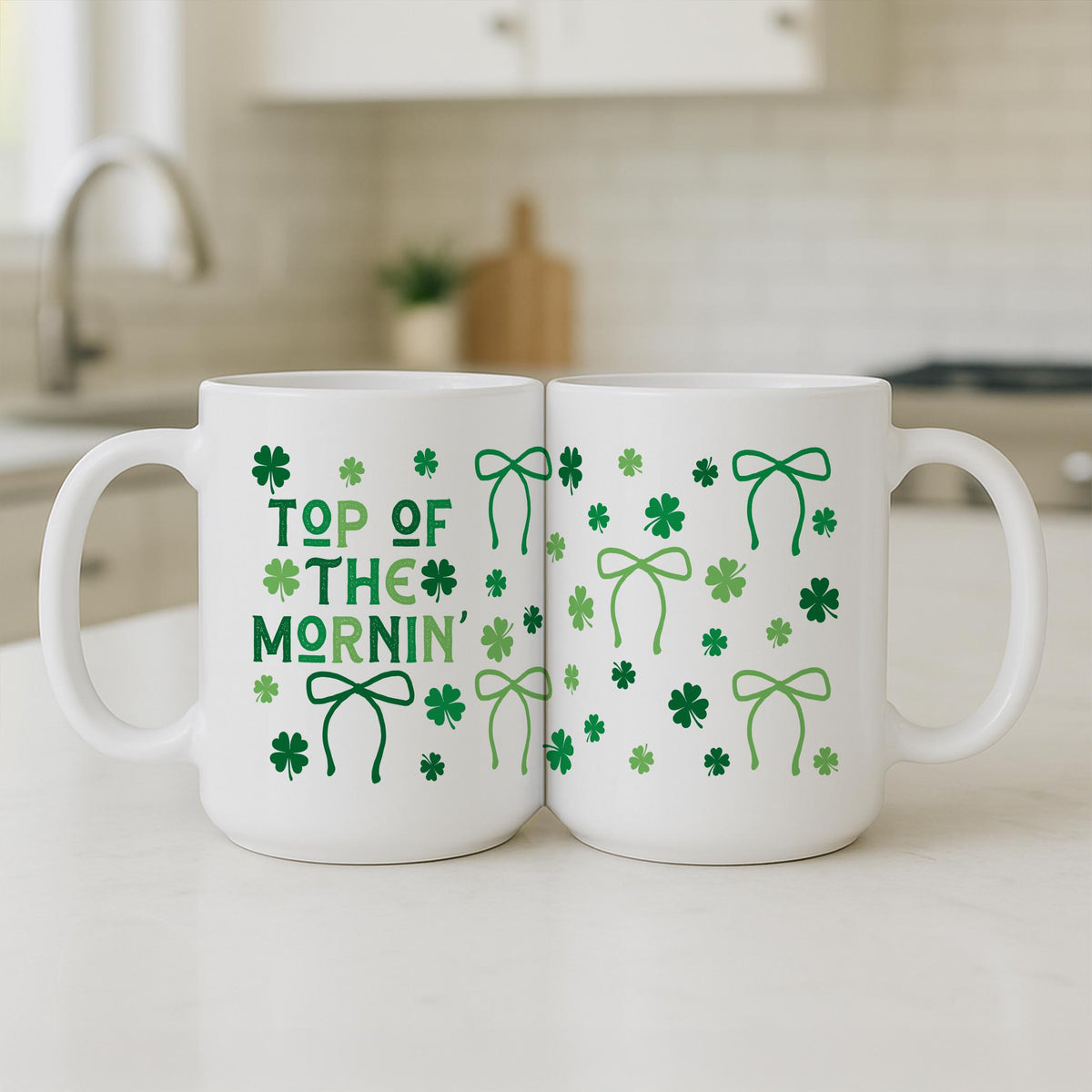 15oz Coffee Mug White-St. Patty's Day -3