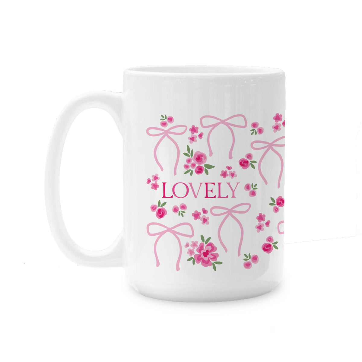 15oz Coffee Mug White-All Things Lovely -0