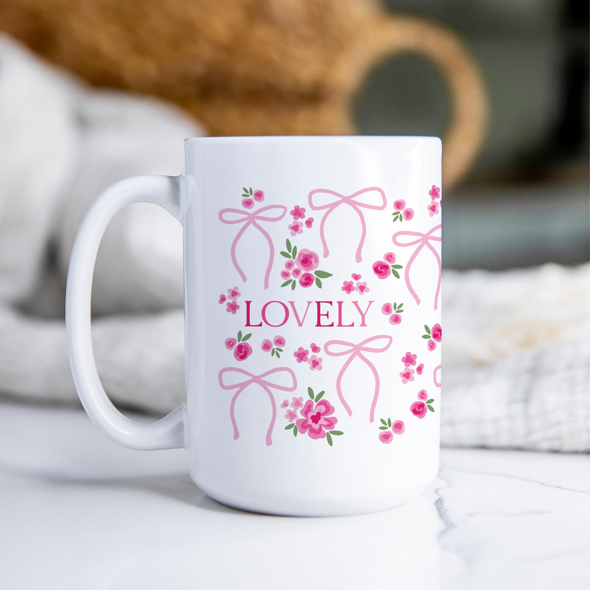 15oz Coffee Mug White-All Things Lovely -2