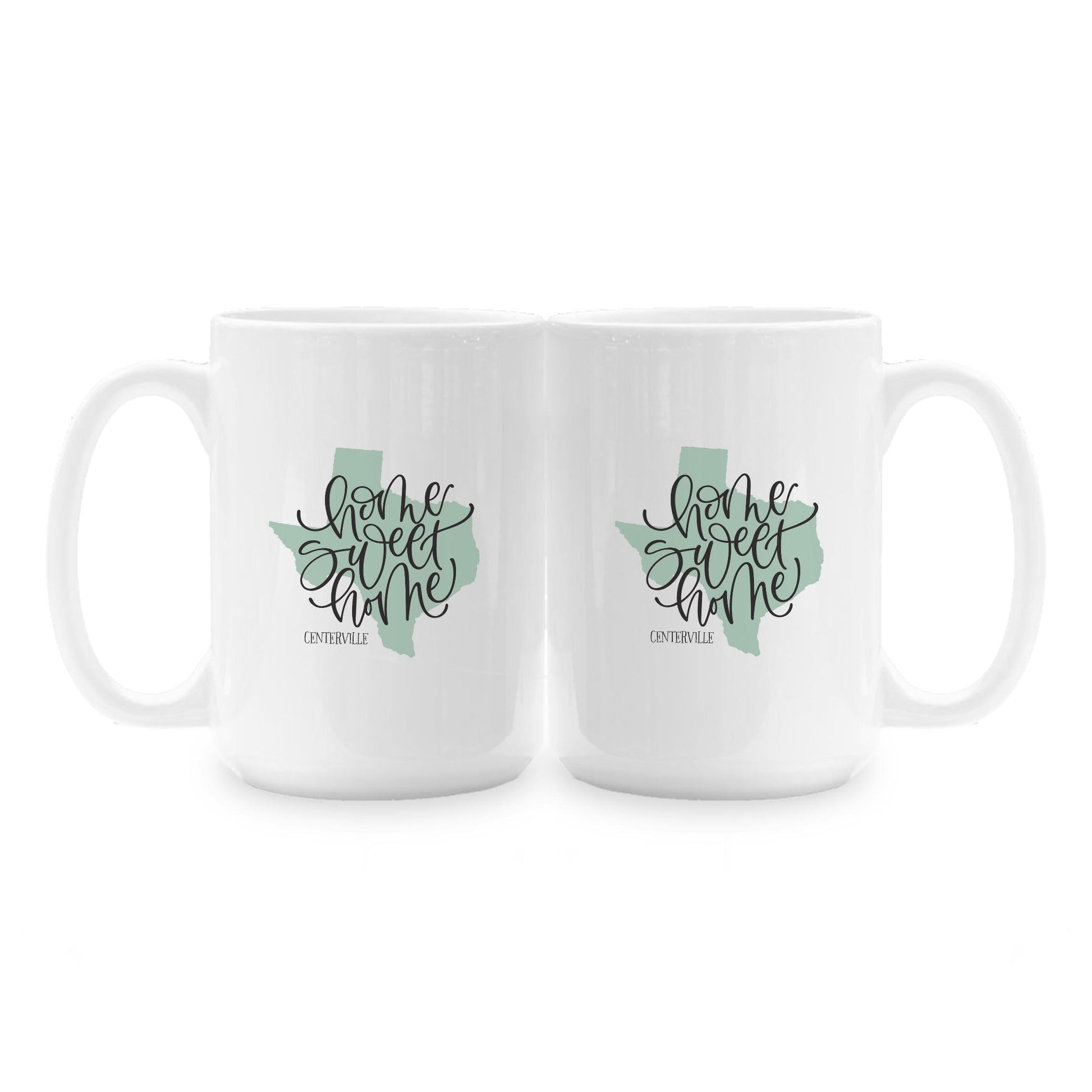 15oz Coffee Mug White-L+L Home Sweet Home -1