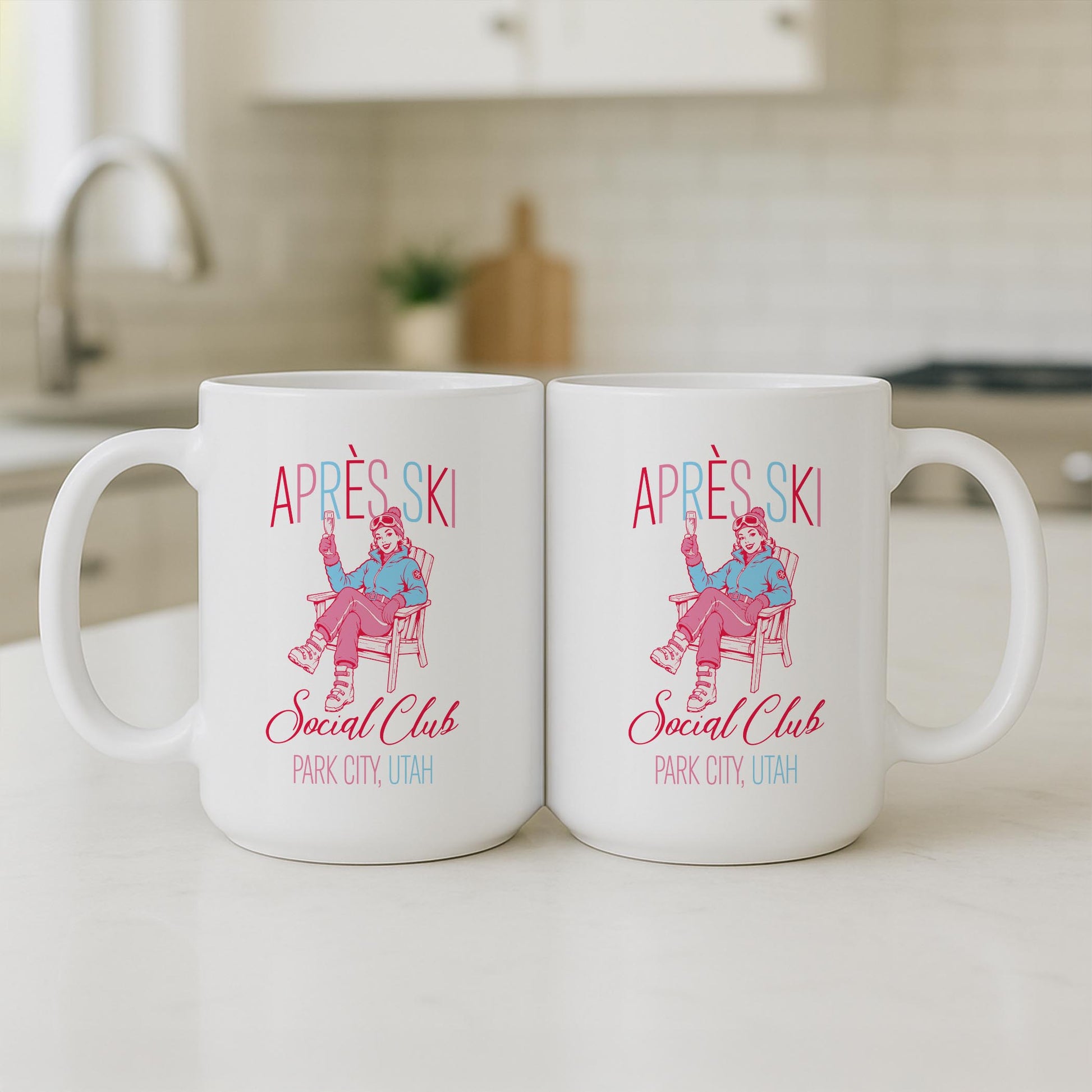 15oz Coffee Mug White-Love+Local Après Ski -3