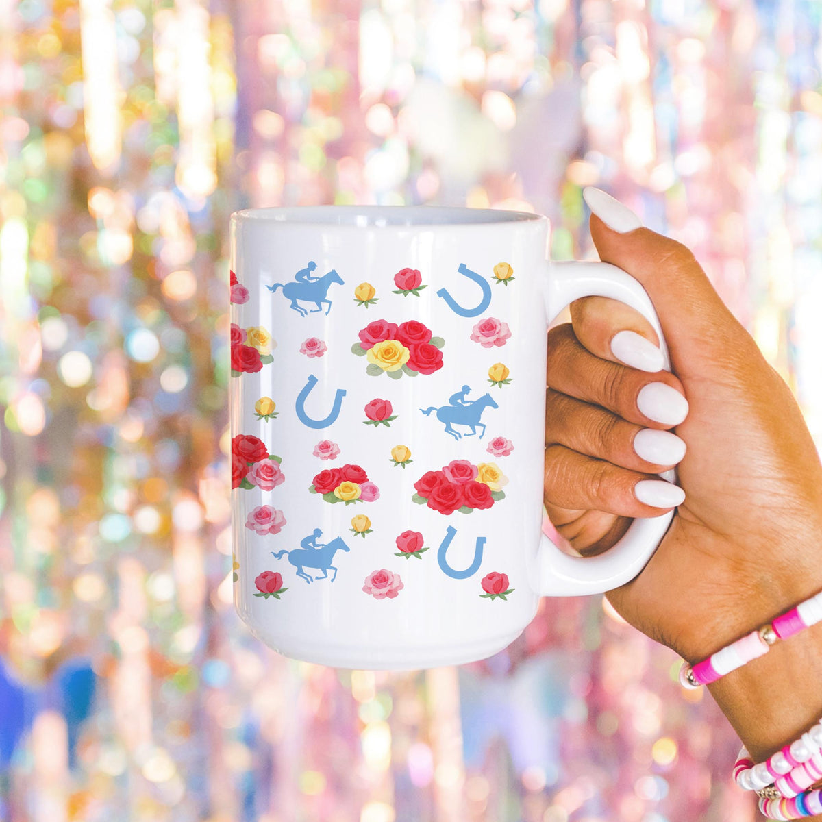 15oz Coffee Mug White-Derby | City & State | Hometown -4