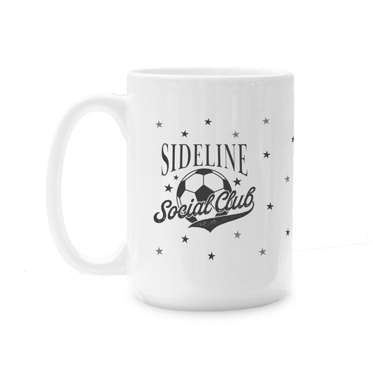 15oz Coffee Mug White-Soccer Mom | Custom | Personalize -0