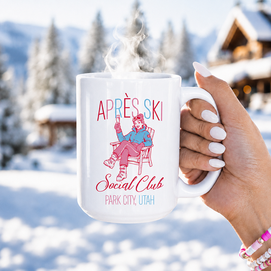 15oz Coffee Mug-Après Ski | Custom | Personalize