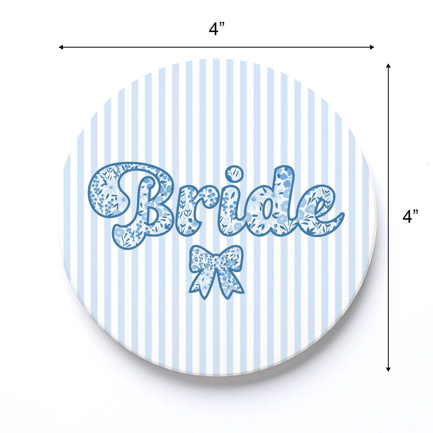 Ceramic Round Coaster-Happily Ever After -3